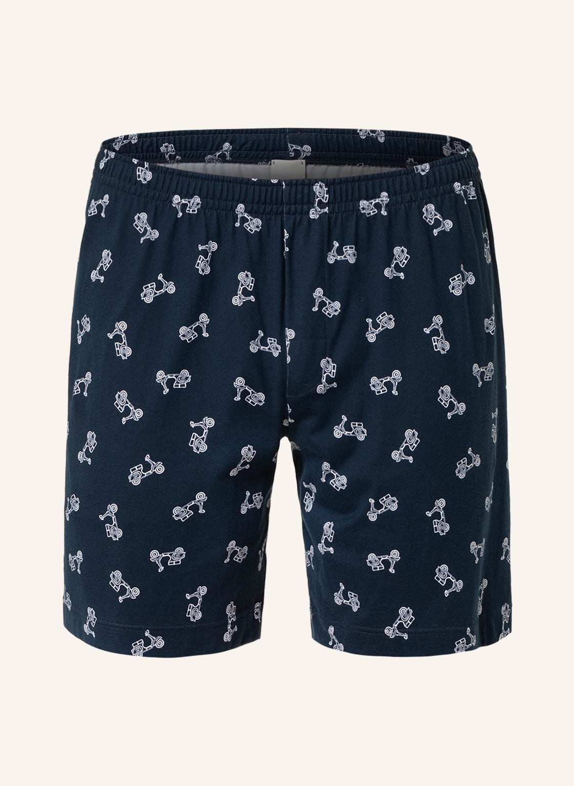 Image of Mey Lounge-Shorts Serie Kilmore blau