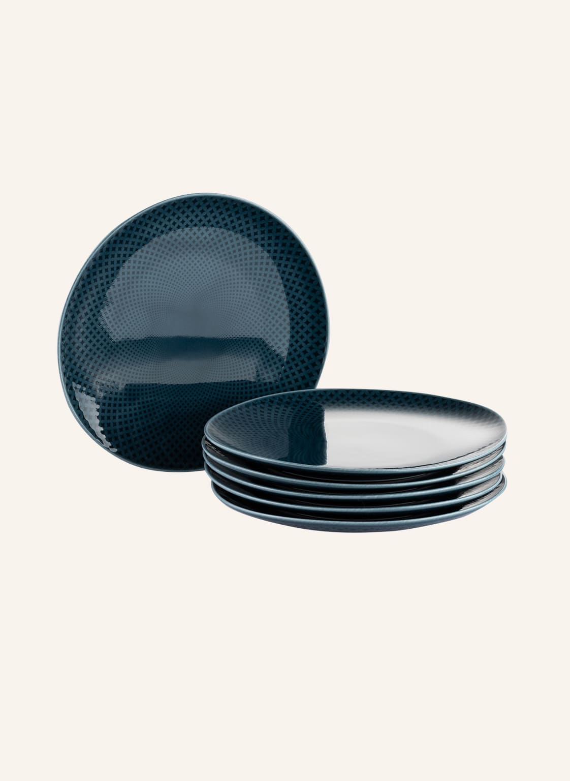 Image of Rosenthal 6er-Set Dessertteller Junto Ocean Blue blau