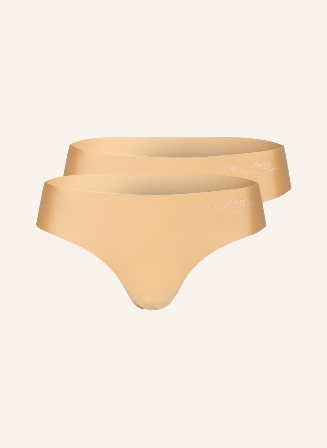 Image of Sloggi 2er-Pack Slips Zero Feel beige