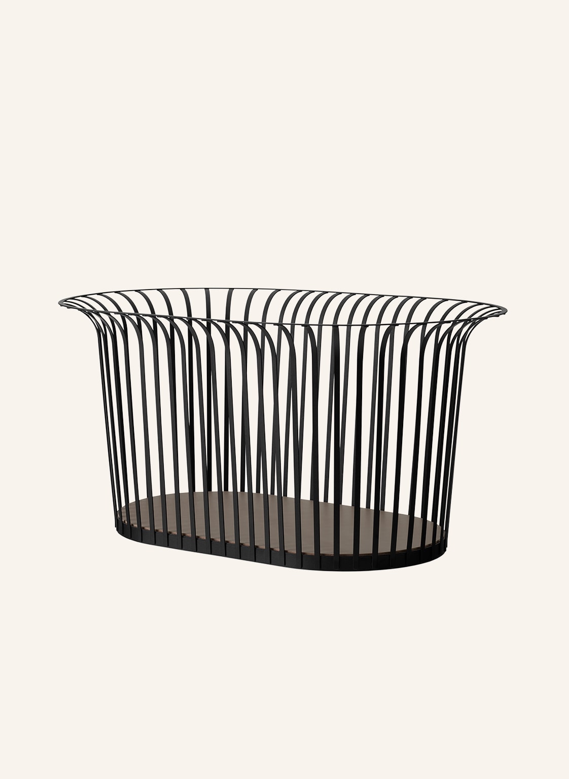 Image of Menu Korb Ribbon schwarz