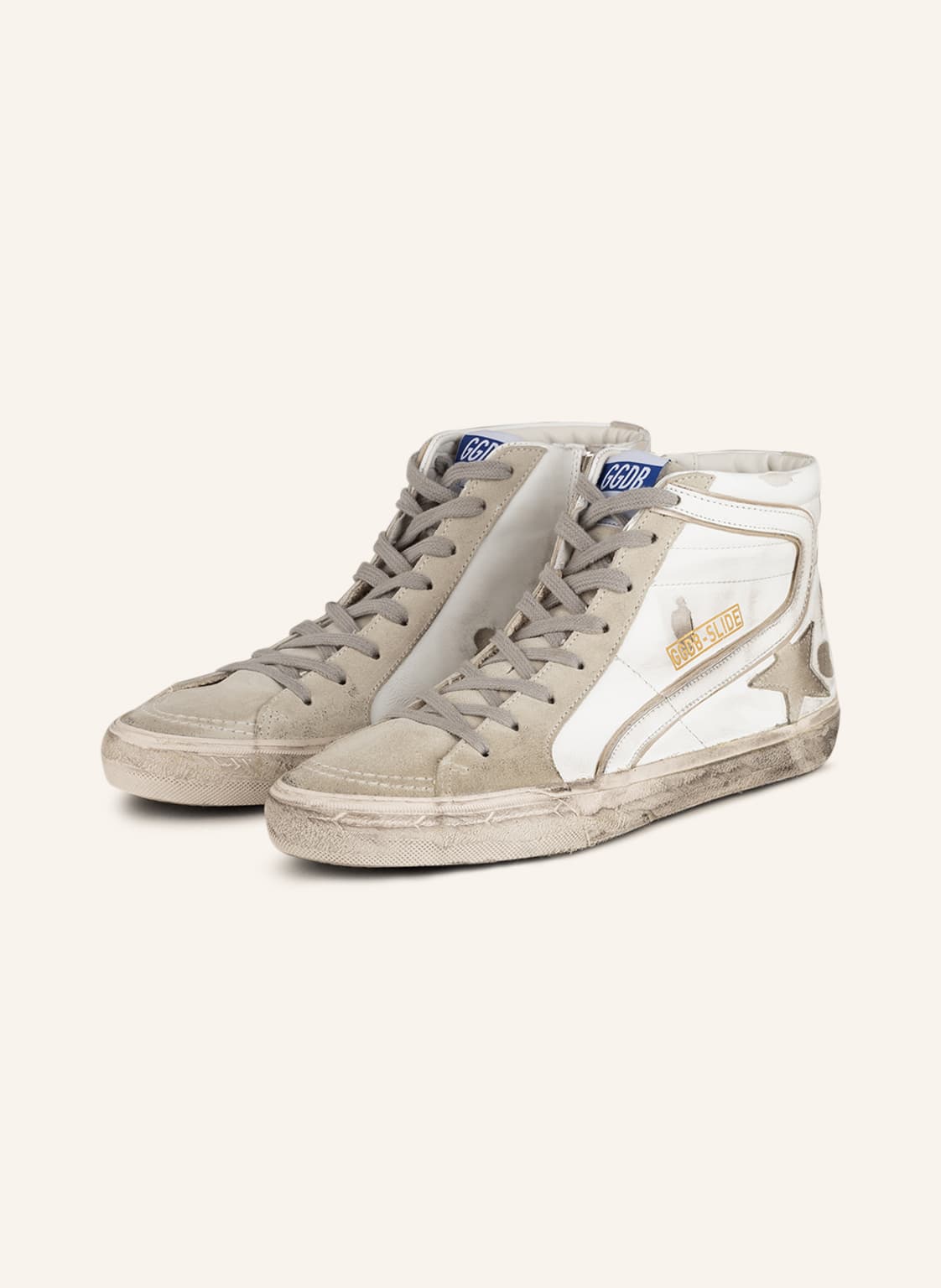 Image of Golden Goose Hightop-Sneaker Slide weiss