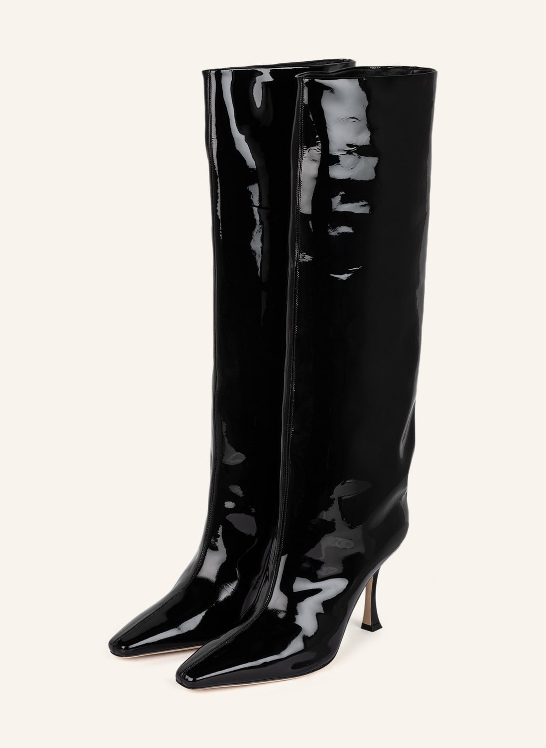 Image of Jimmy Choo Lackstiefel Chad 90 schwarz