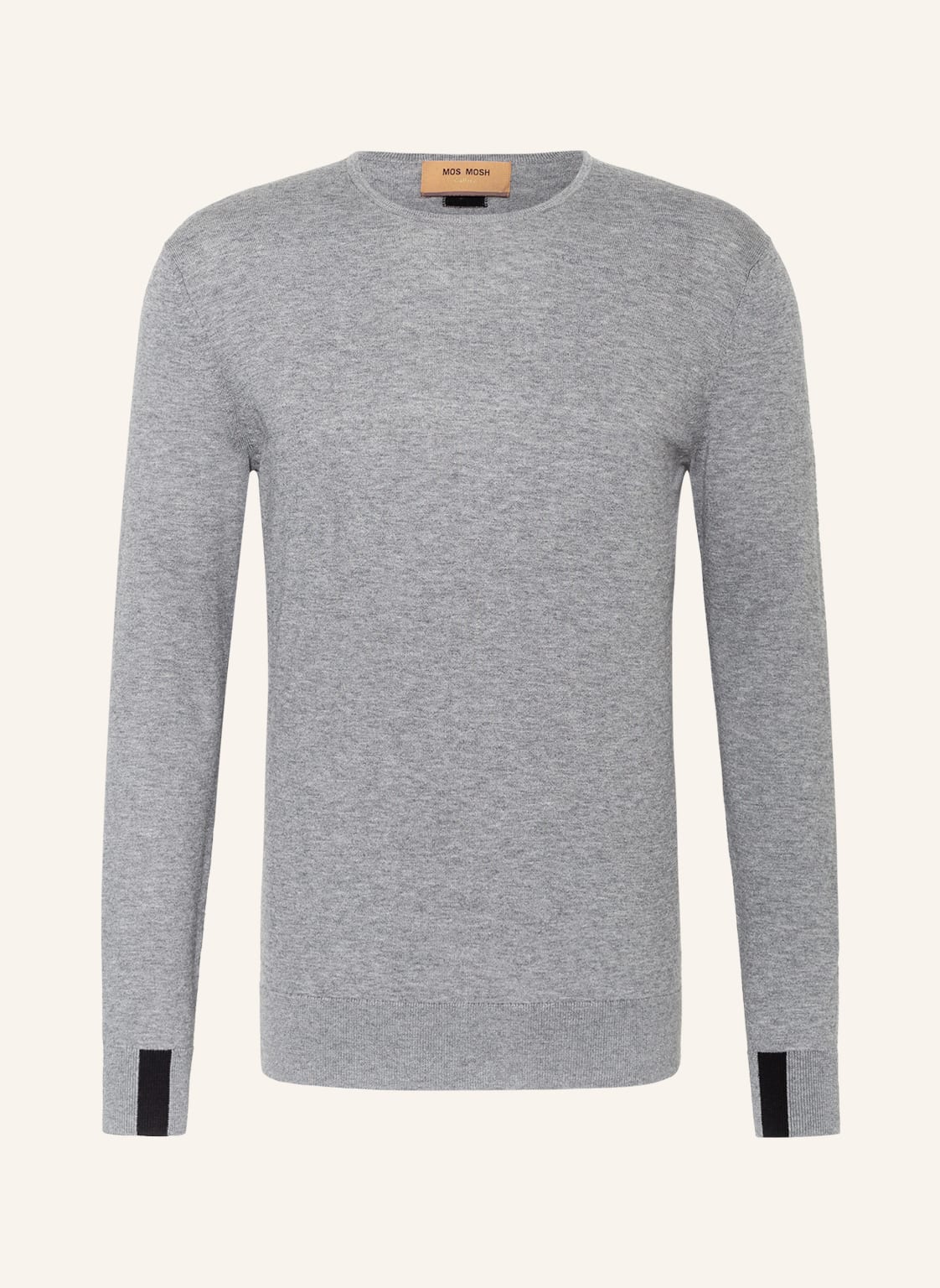 Image of Mos Mosh Gallery Pullover Adam grau