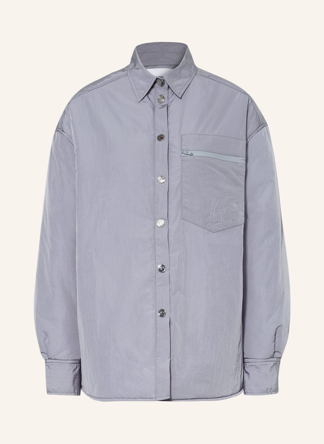 Image of Remain Birger Christensen Overshirt Evy blau