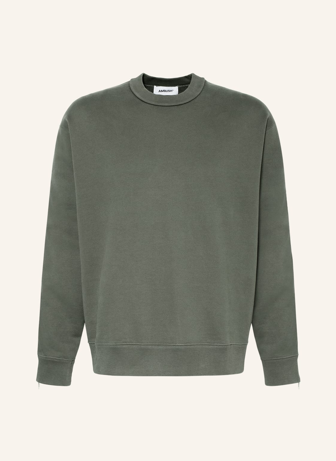 Image of Ambush Sweatshirt Im Materialmix gruen