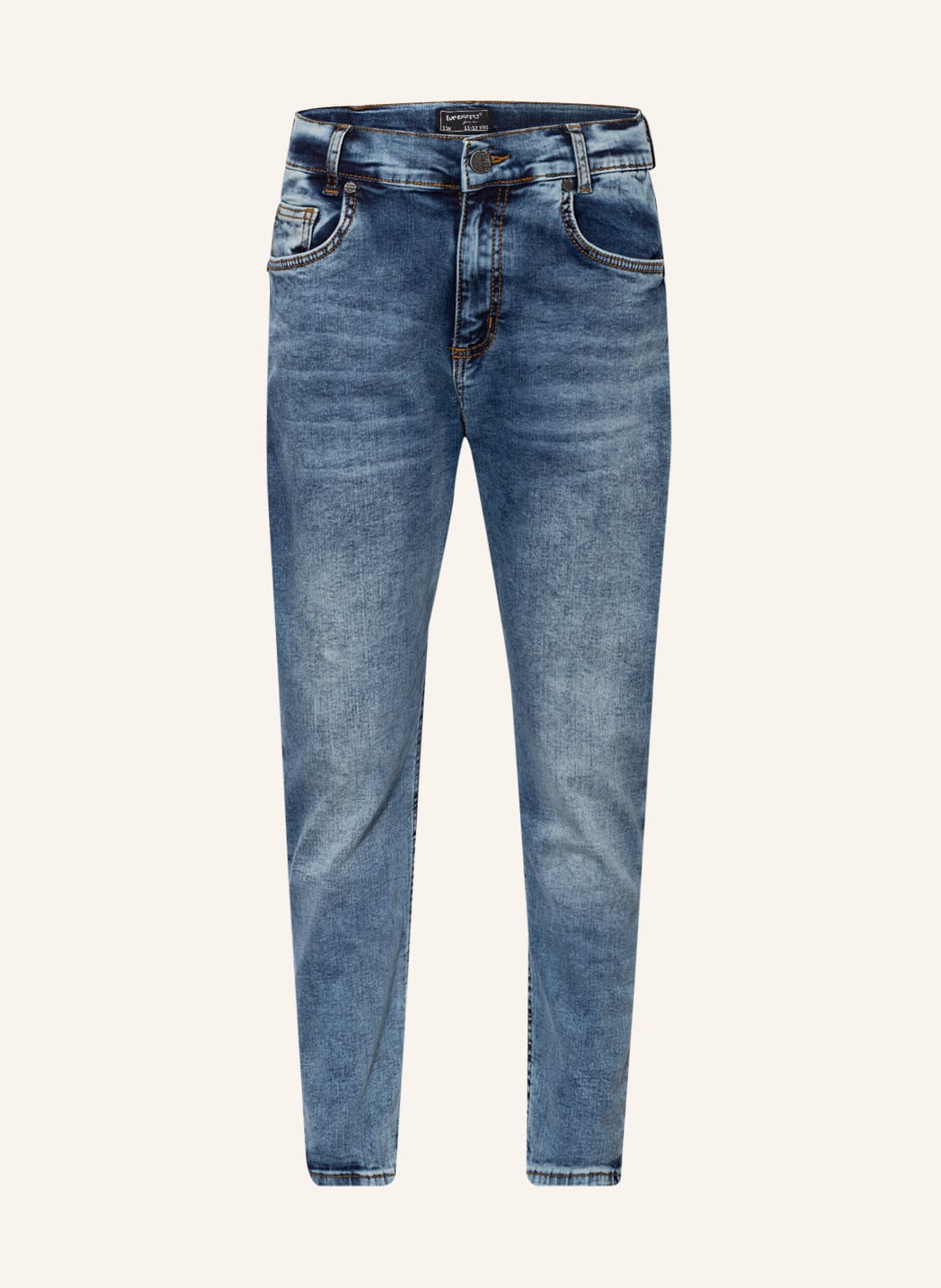 Image of Blue Effect Jeans Loose Fit blau