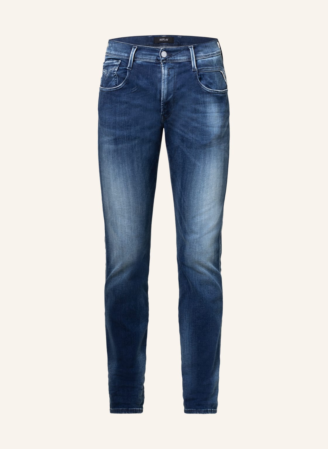 Image of Replay Jeans Anbass Re-Used Slim Fit blau