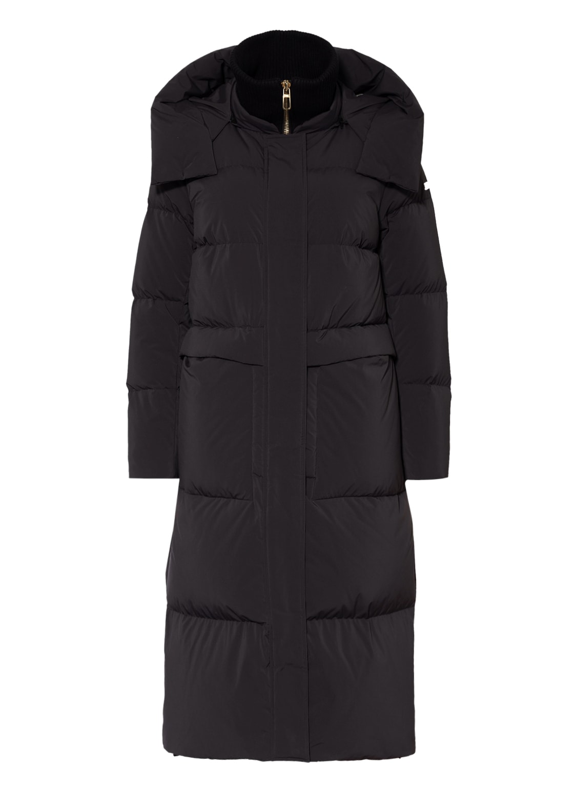 Image of Duno Daunenmantel Fully schwarz