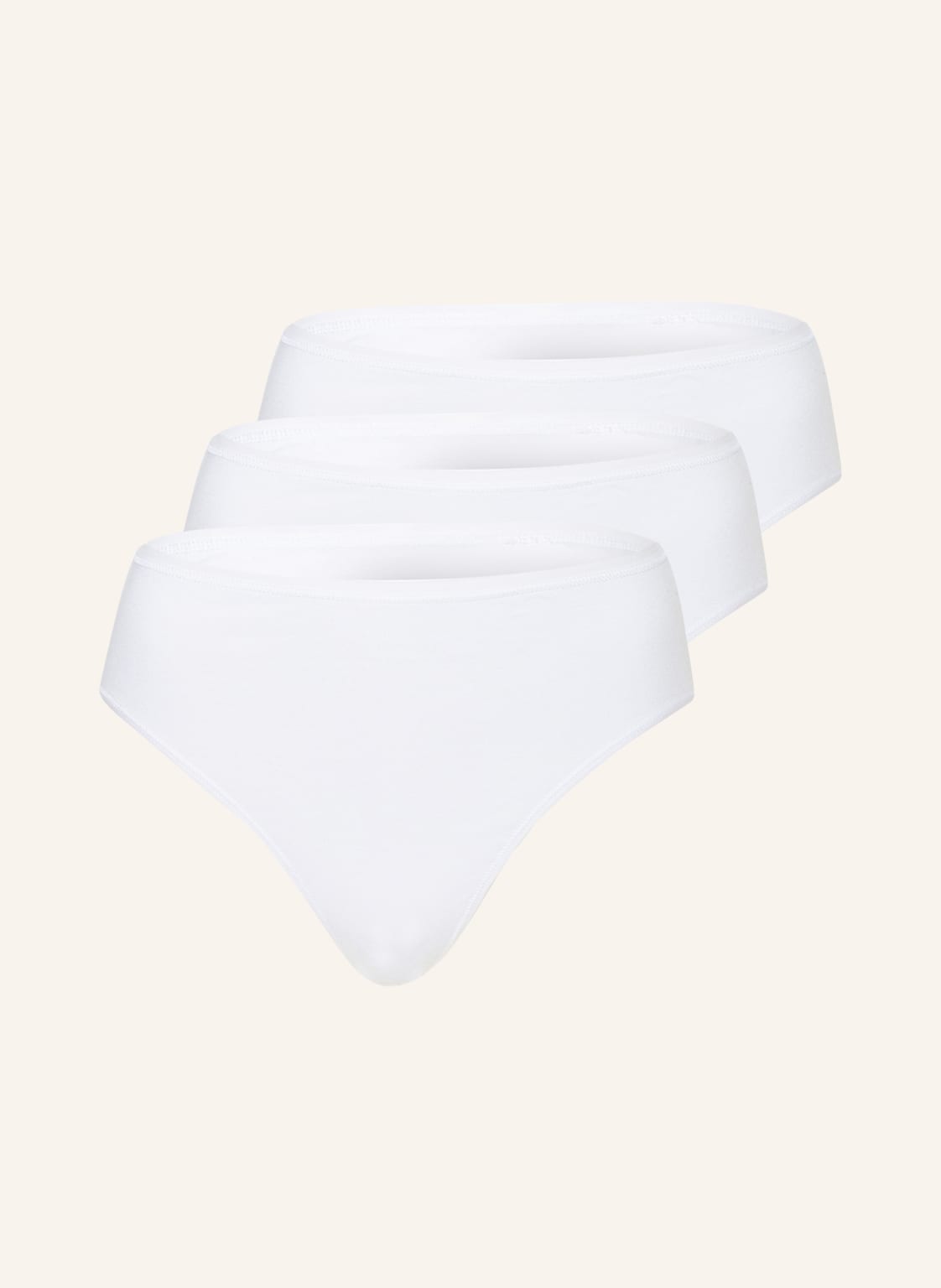 Image of Schiesser 3er-Pack Taillenslips 95/5 weiss