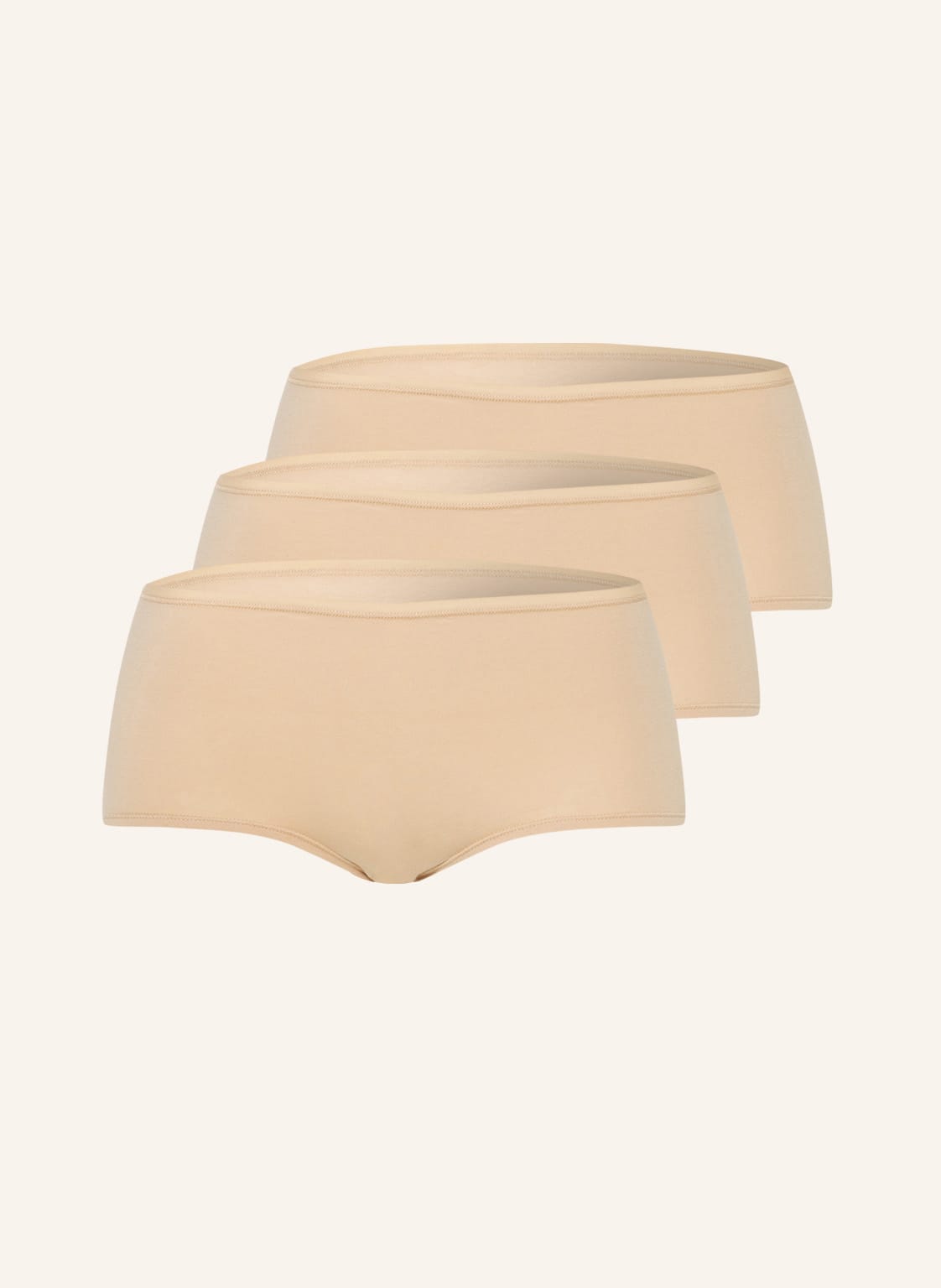 Image of Schiesser 3er-Pack Panties 95/5 beige