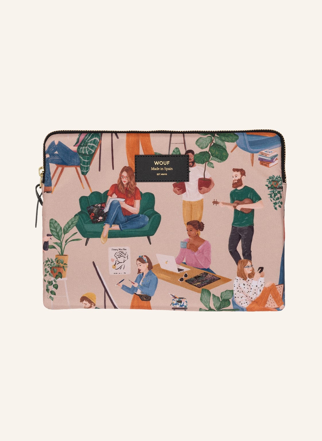 Image of Wouf Tablet-Hülle Cozy Ipad beige