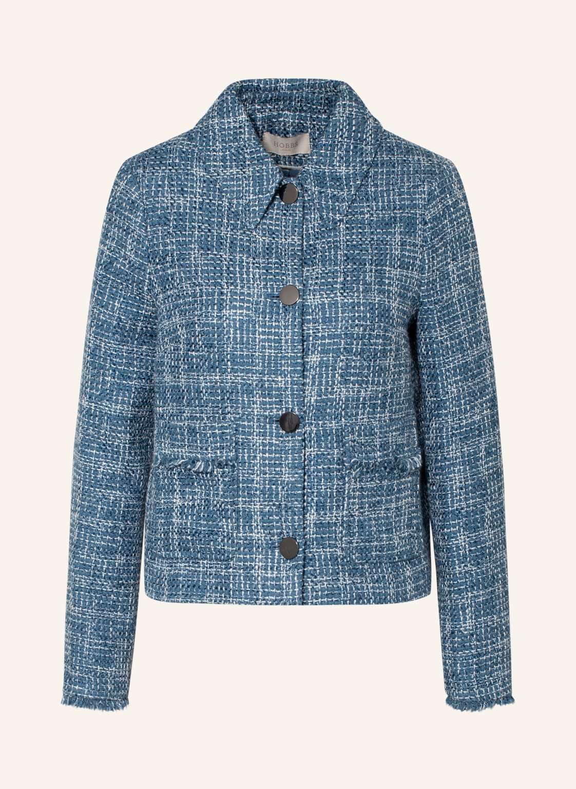 Hobbs Tweed-Blazer Ashlyn blau