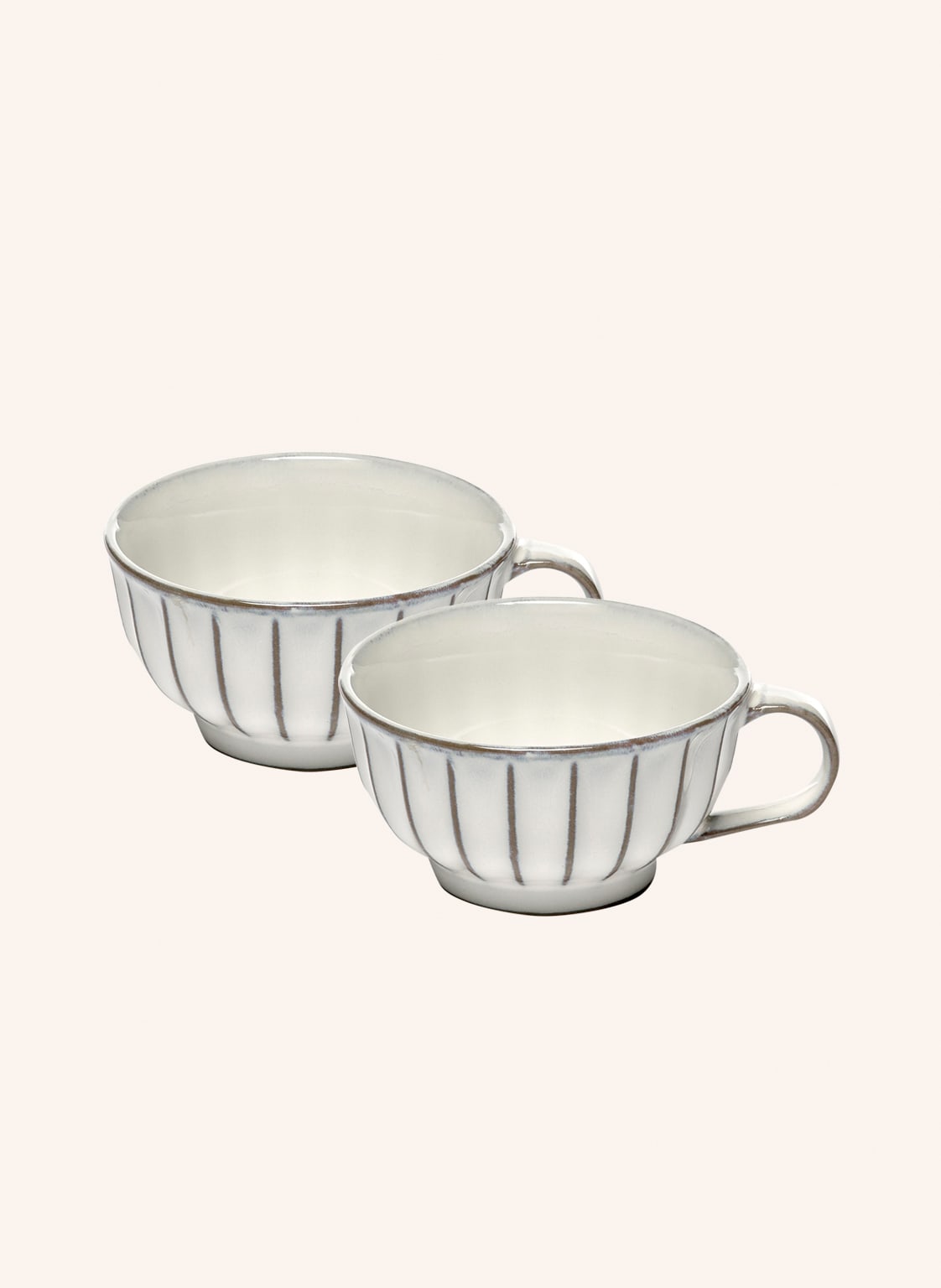 Image of Serax 4er-Set Henkelbecher weiss