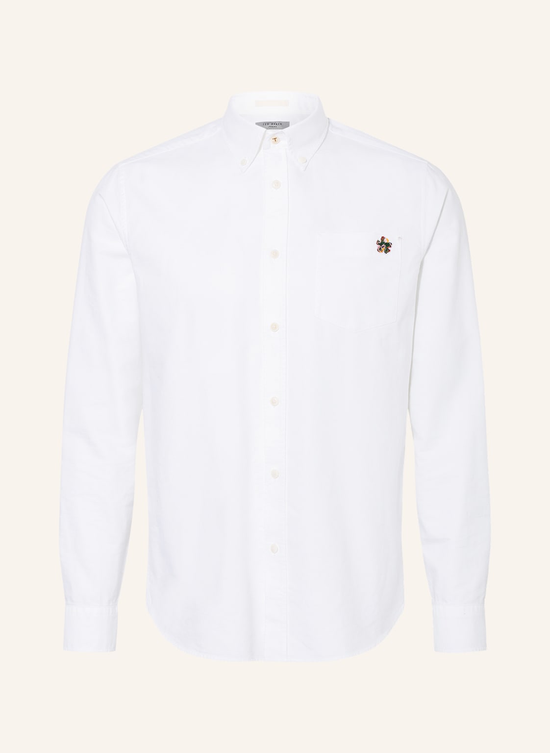 Image of Ted Baker Hemd Caplet Regular Fit weiss