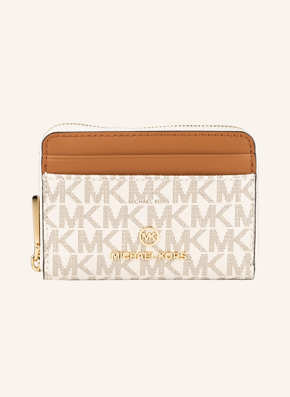 Image of Michael Kors Geldbörse Jet Set Small beige