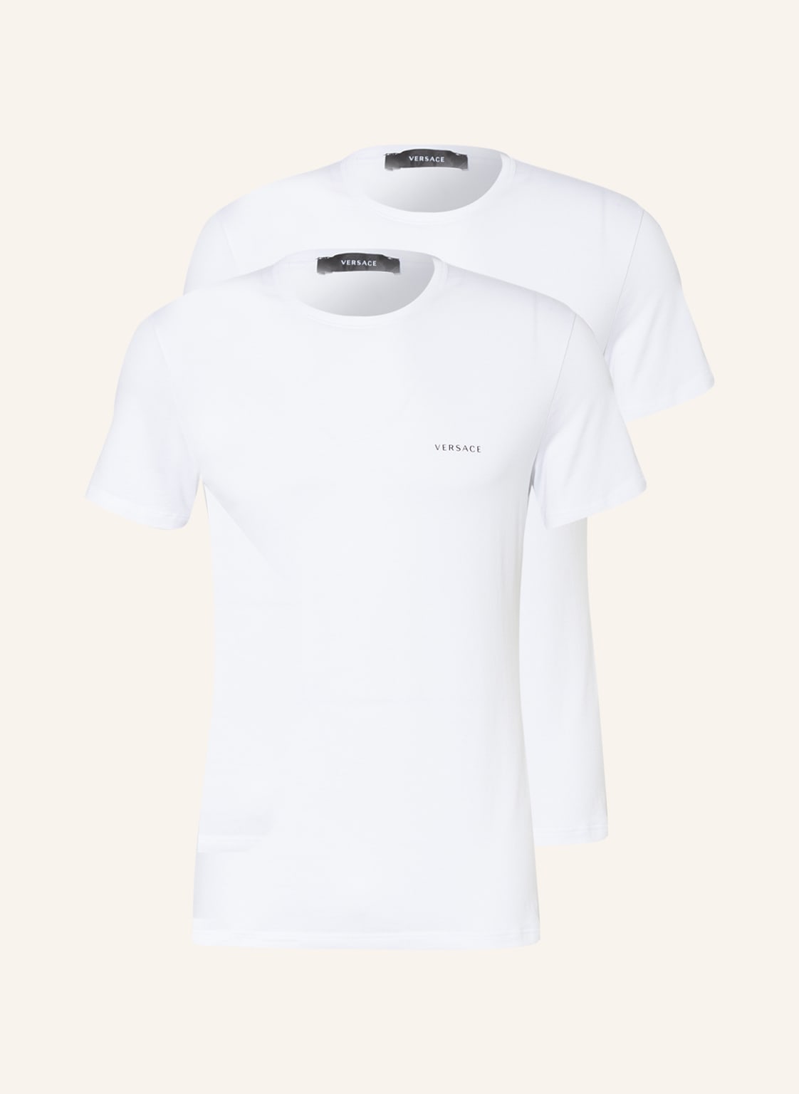Image of Versace 2er-Pack T-Shirts weiss