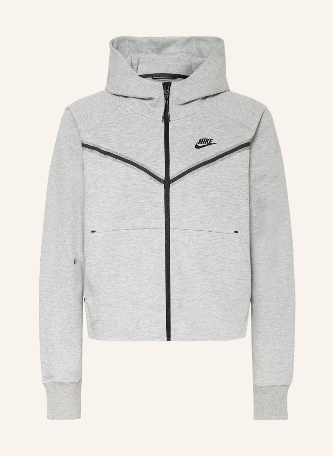 Image of Nike Sweatjacke Sportswear Tech Windrunner grau