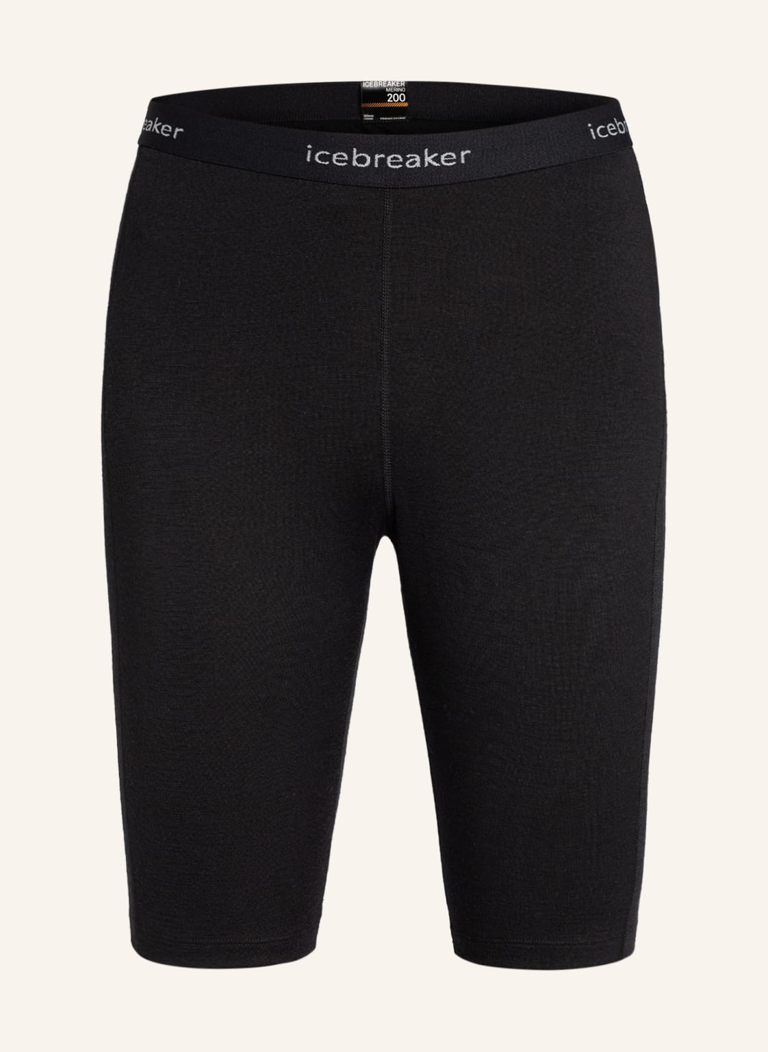 Image of Icebreaker Funktionswäsche-Shorts 200 Oasis Aus Merinowolle schwarz