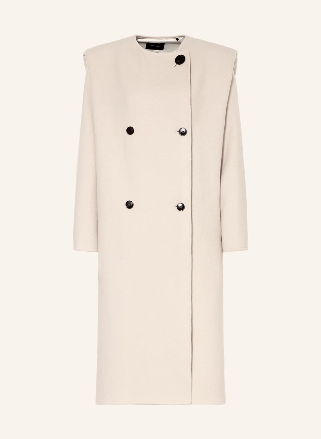 Image of Isabel Marant Wollmantel Egelton weiss