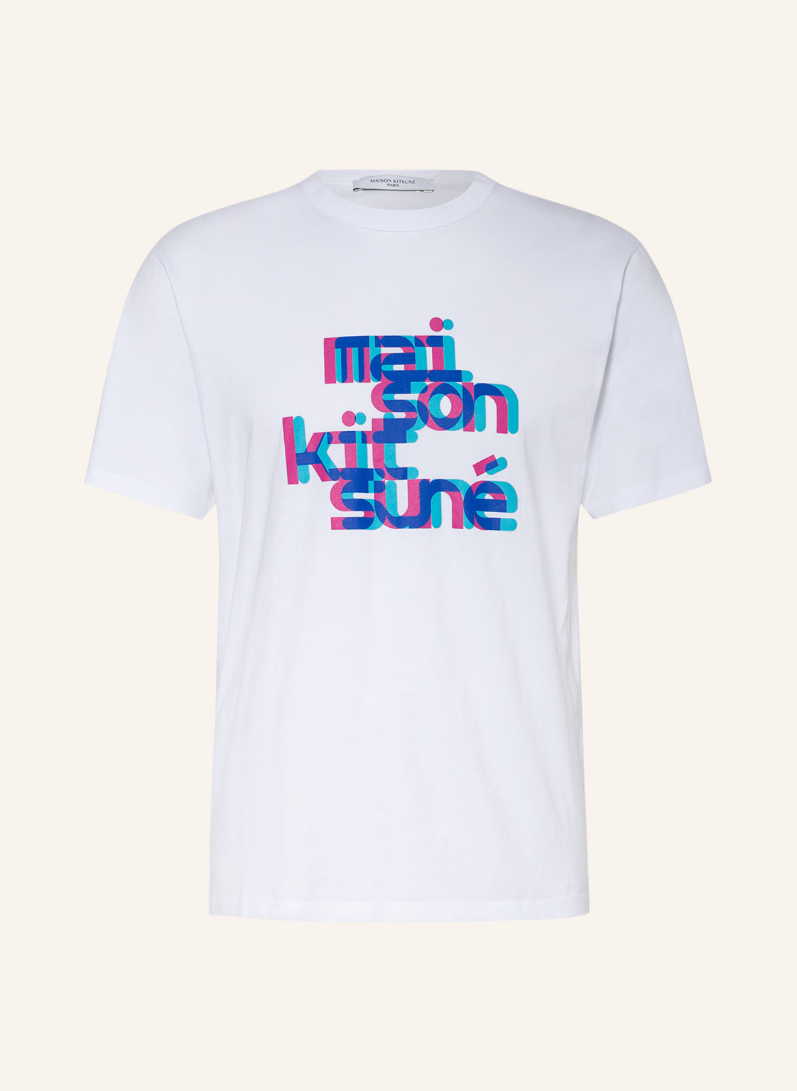 Maison Kitsuné T-Shirt weiss