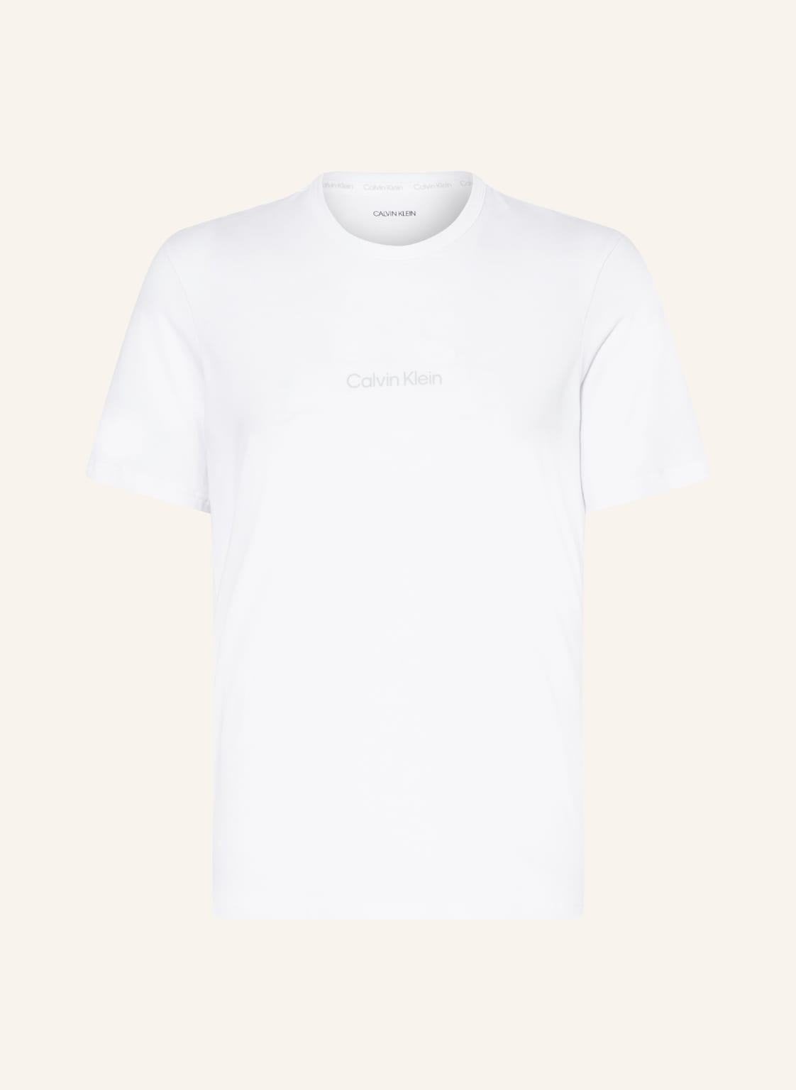 Image of Calvin Klein Lounge-Shirt Modern Structure weiss