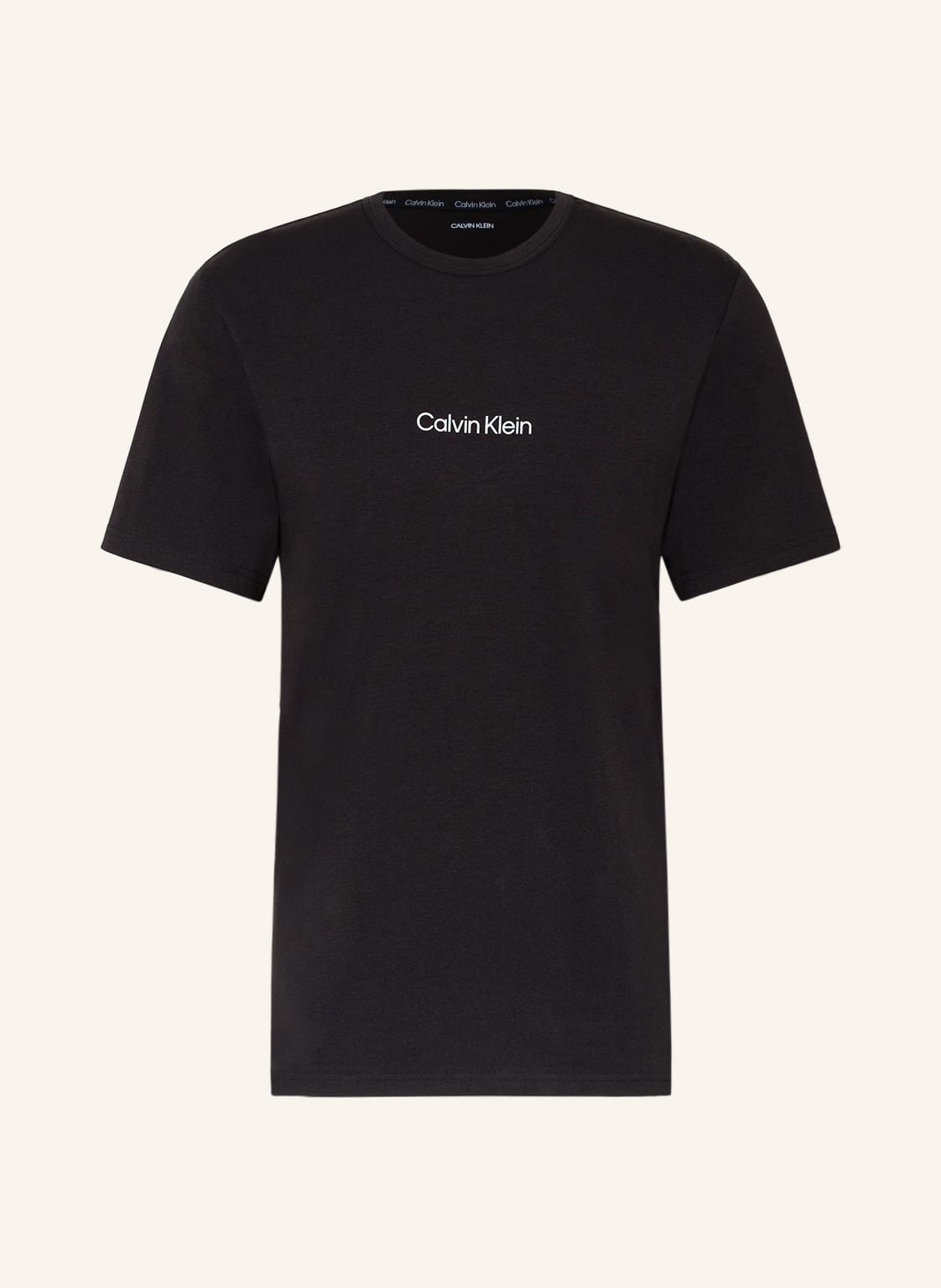 Image of Calvin Klein Lounge-Shirt Modern Structure schwarz