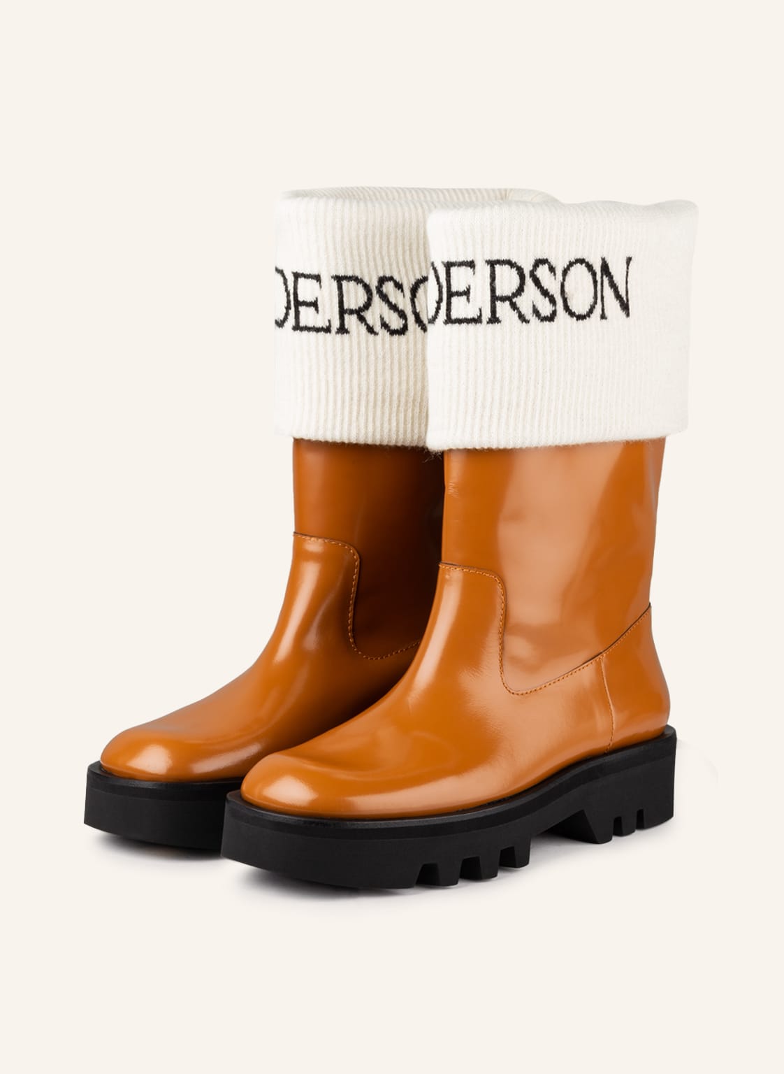 Image of Jw Anderson Plateau-Boots Fisherman orange