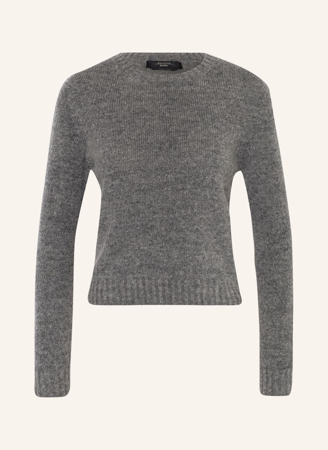 Weekend Maxmara Pullover Freddy Mit Mohair grau