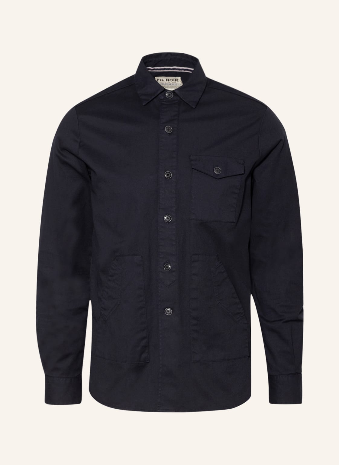 Image of Fil Noir Hemd Leonardo Regular Fit blau