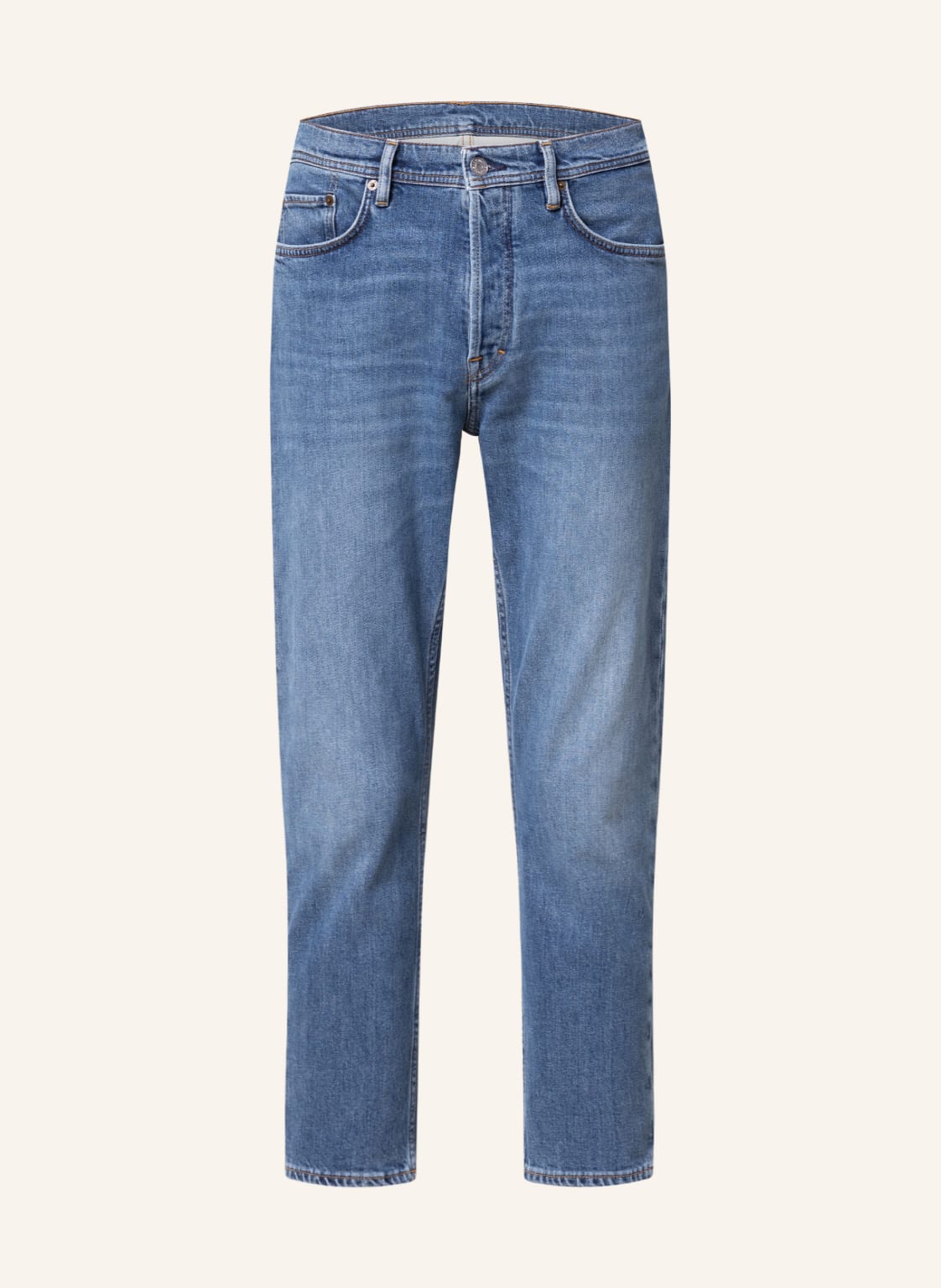 Image of Acne Studios Jeans Extra Slim Fit Mit Verkürzter Beinlänge blau