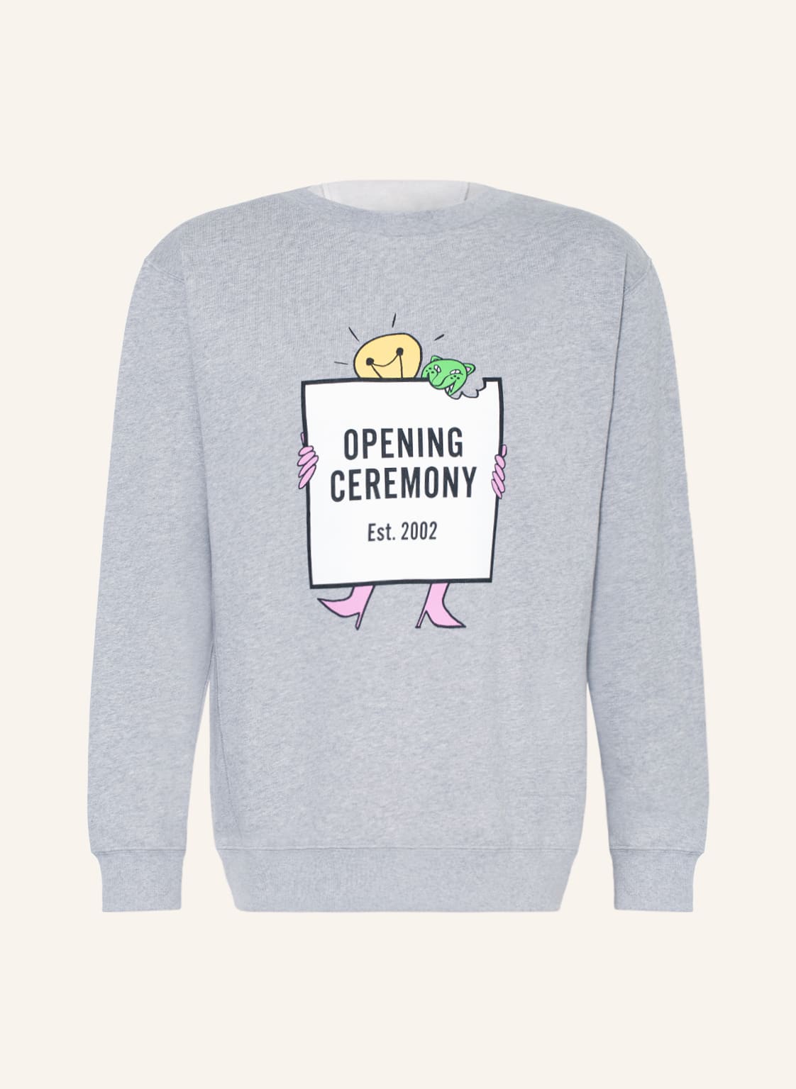 Image of Opening Ceremony Oversized-Hoodie grau