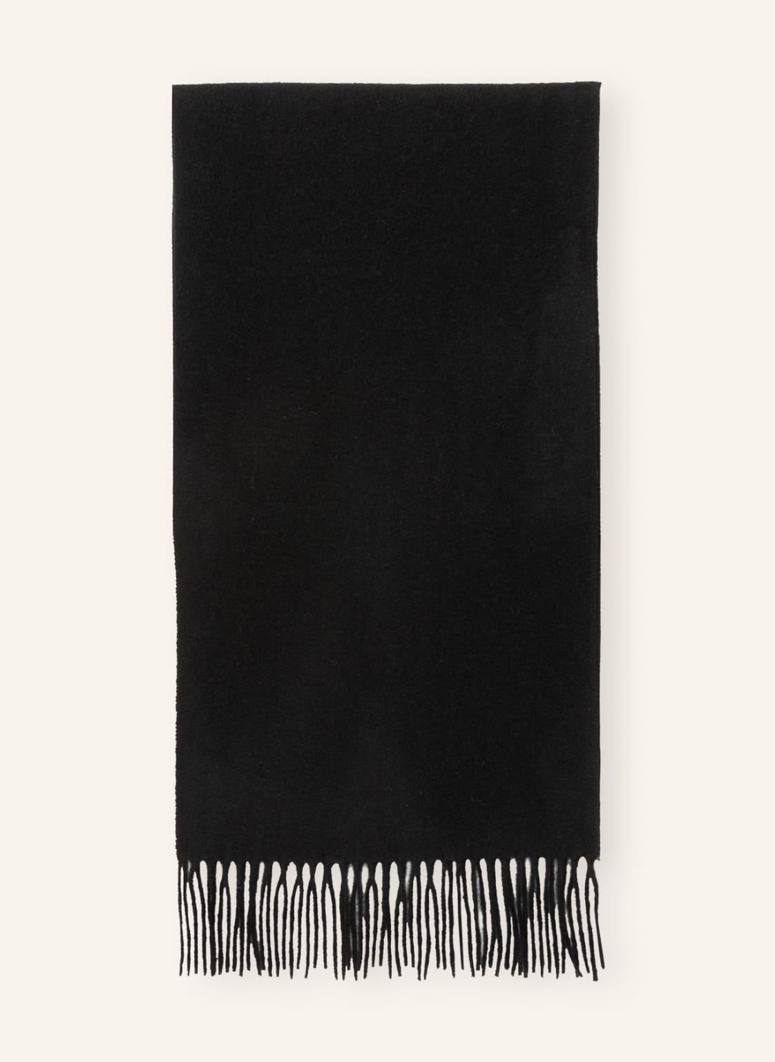 Image of Strokesman's Cashmere-Schal schwarz