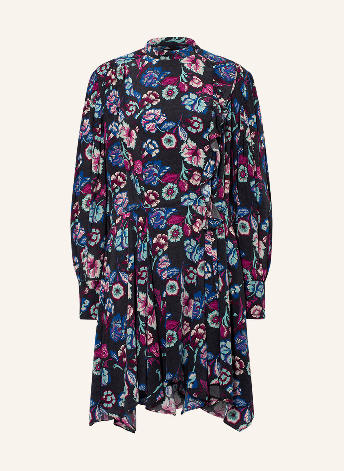 Image of Isabel Marant Seidenkleid Verikio blau