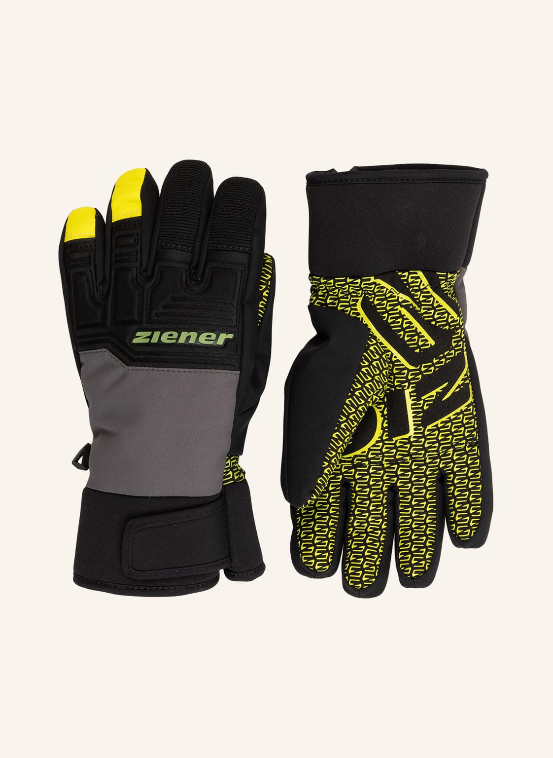 Image of Ziener Skihandschuhe Lanus As® Pr grau