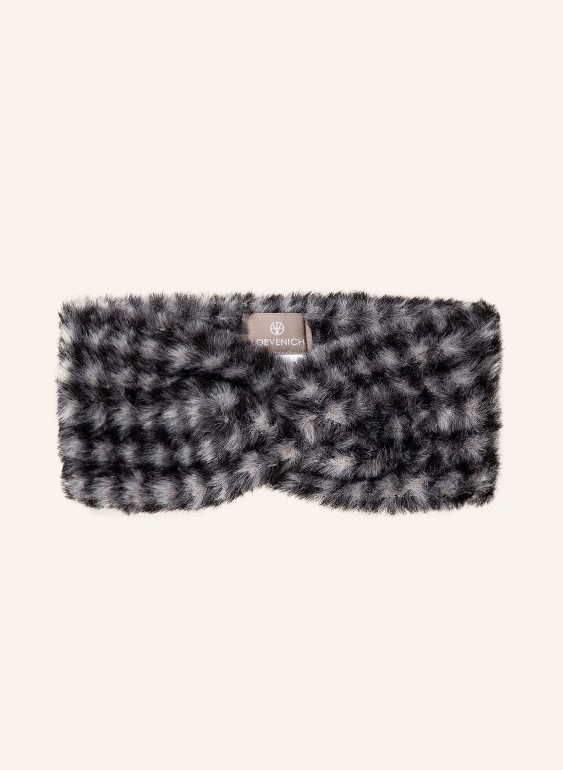 Image of Loevenich Stirnband Mit Kunstfellbesatz schwarz