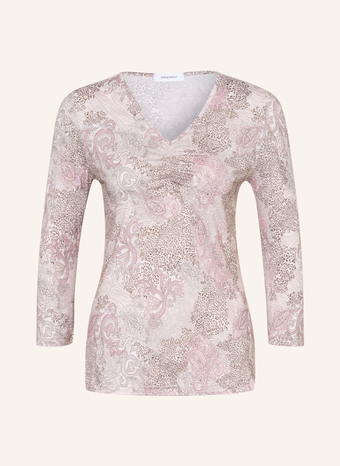 Image of Darling Harbour Schlafshirt Mit 3/4-Arm beige