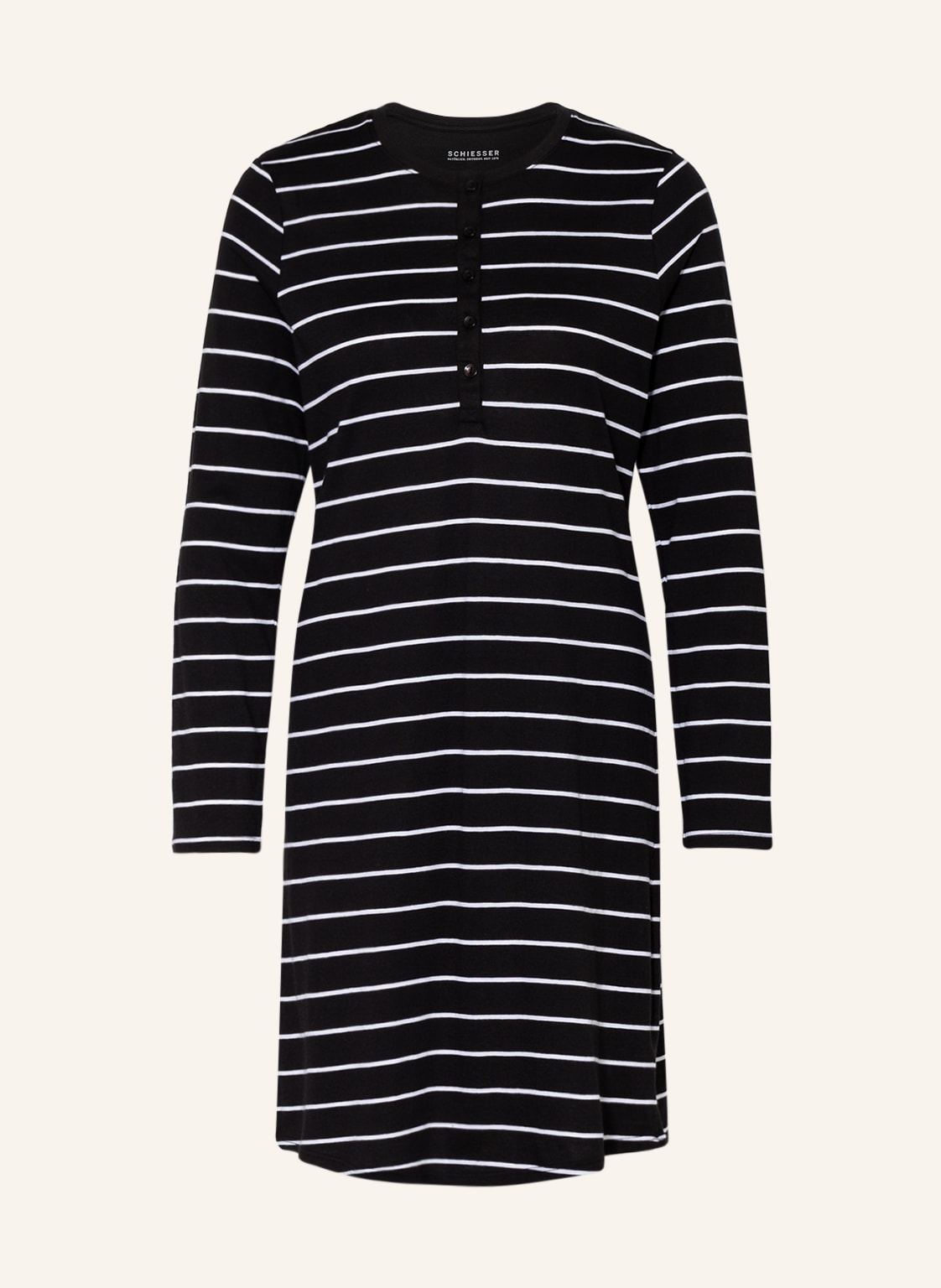 Image of Schiesser Nachthemd Selected! Premium Inspiration schwarz