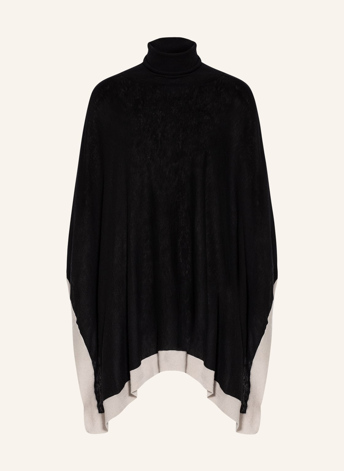 Image of Eres Cashmere-Poncho Marin schwarz