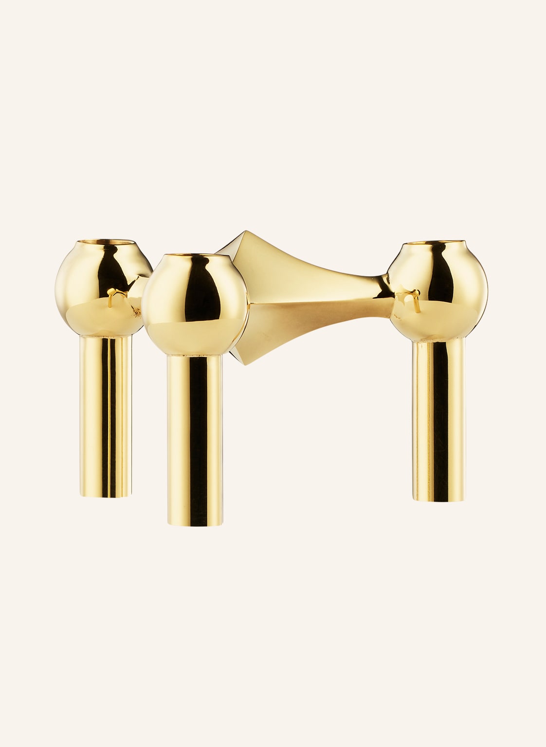 Image of Stoff Nagel Kerzenhalter Stoff Nagel gold