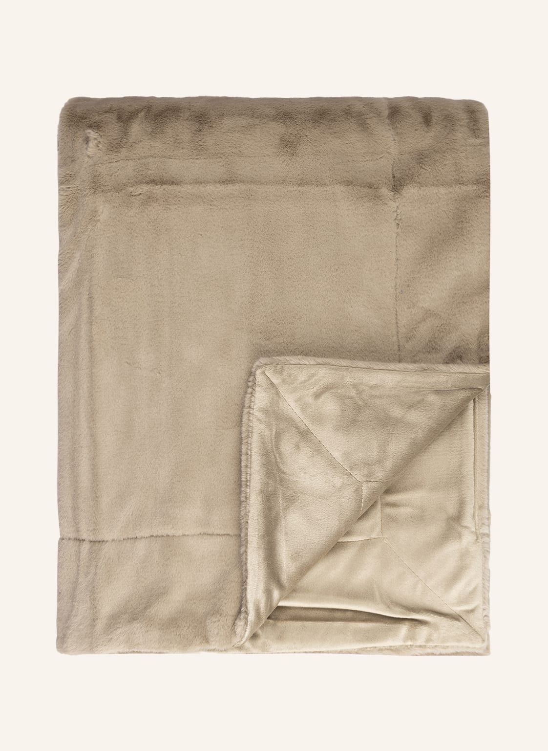 Image of Essenza Plaid Furry beige