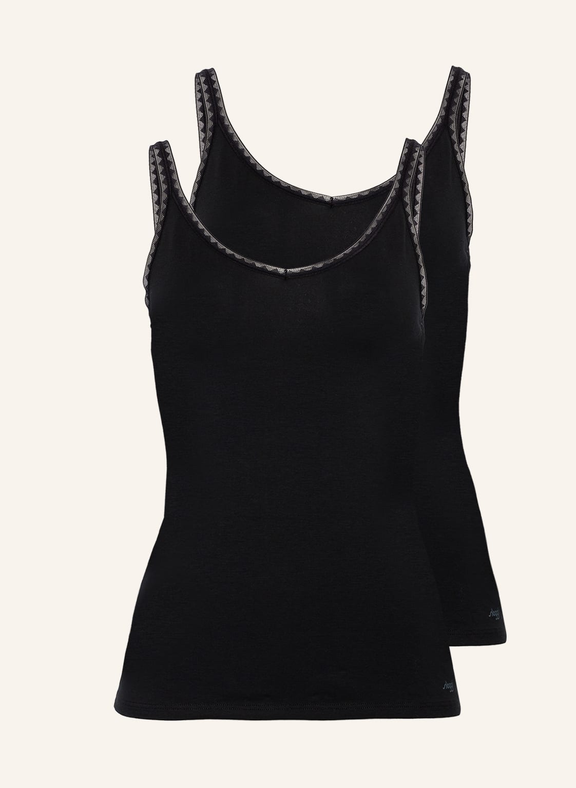 Image of Sloggi 2er-Pack Tops Go schwarz