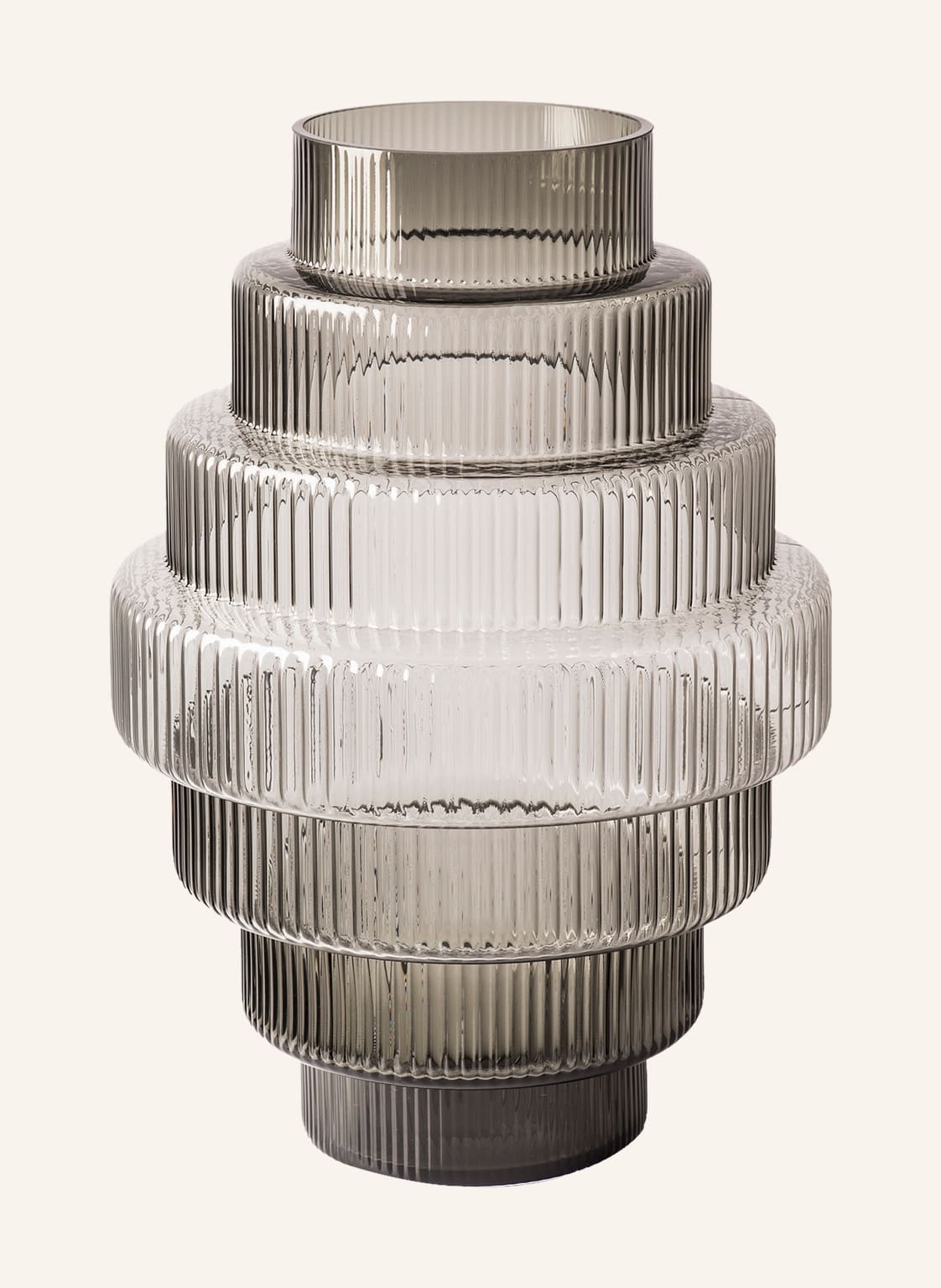 Image of Pols Potten Vase Steps grau