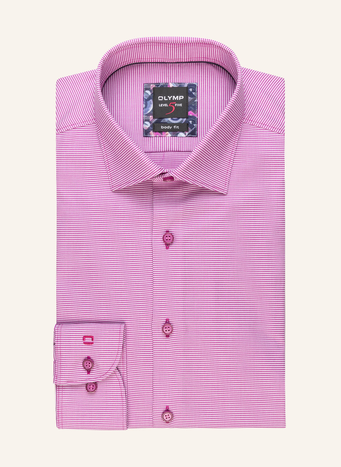 Image of Olymp Hemd Level Five Body Fit violett