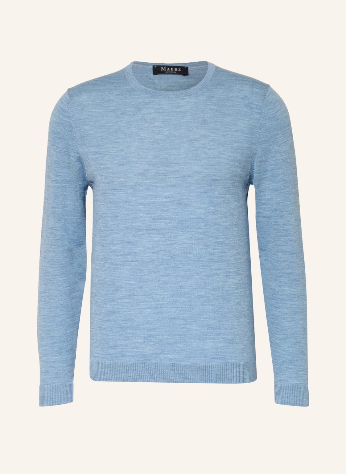 Image of Maerz Muenchen Pullover Aus Merinowolle blau