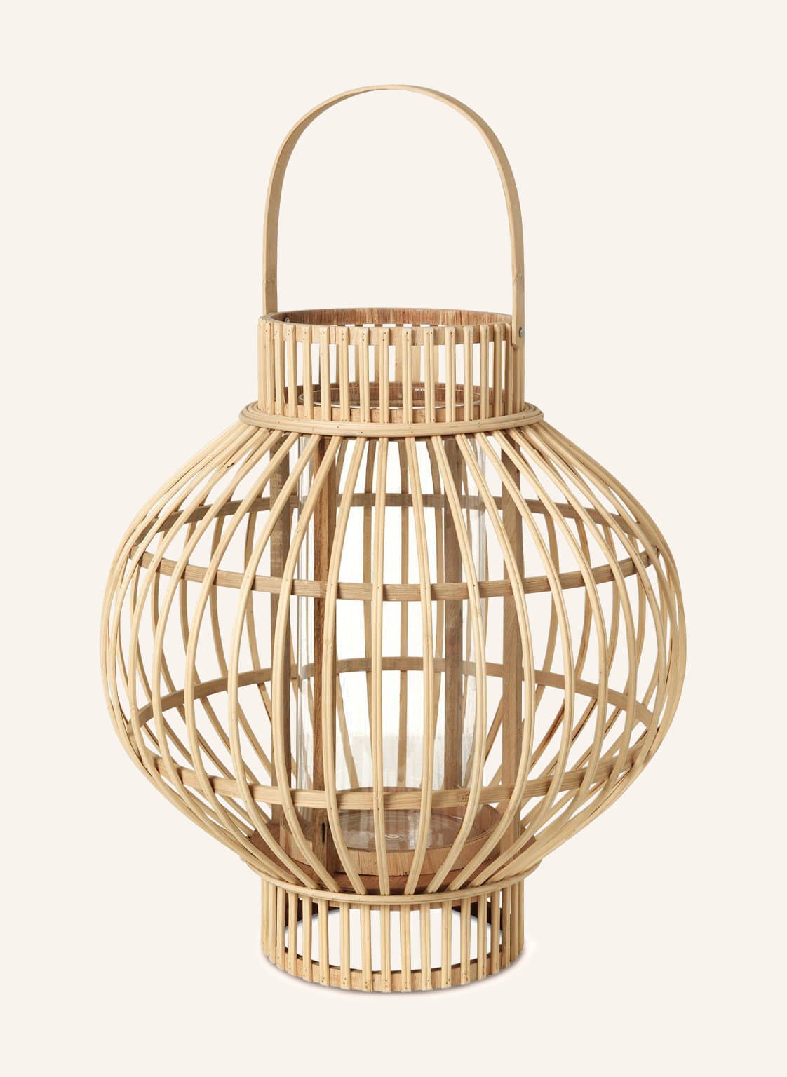 Image of Broste Copenhagen Laterne Globus beige