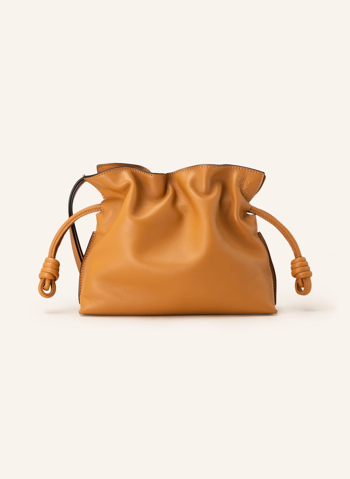 Image of Loewe Clutch Flamenco Mini braun