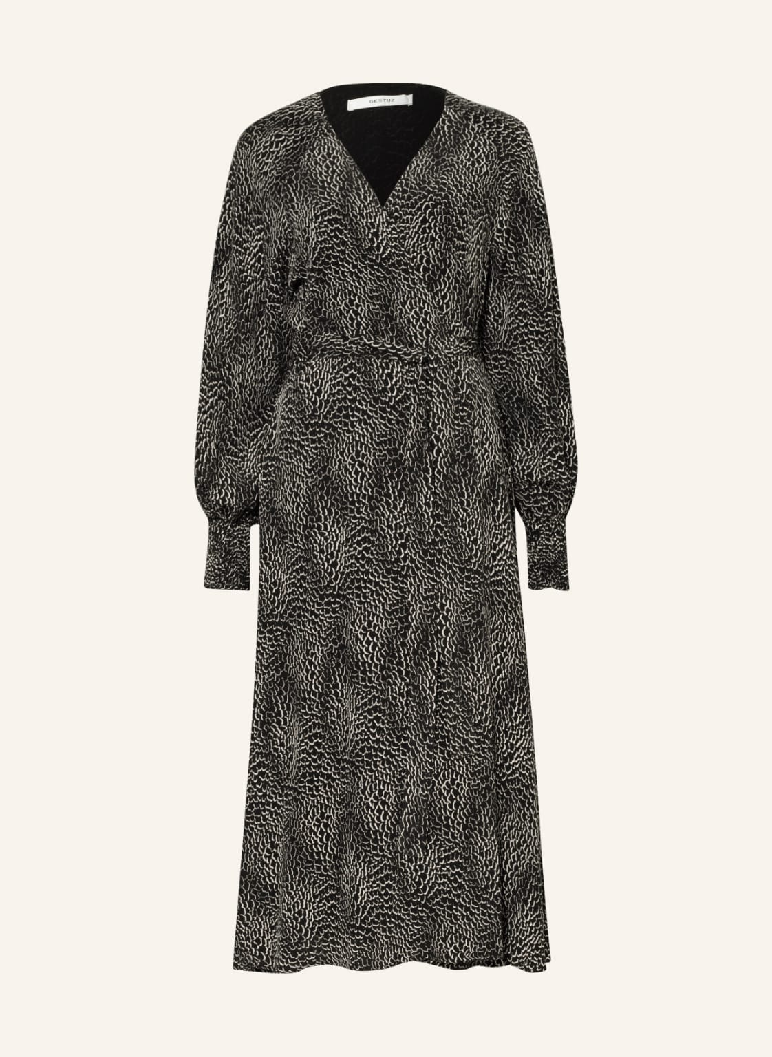 Image of Gestuz Wickelkleid Mariettagz schwarz