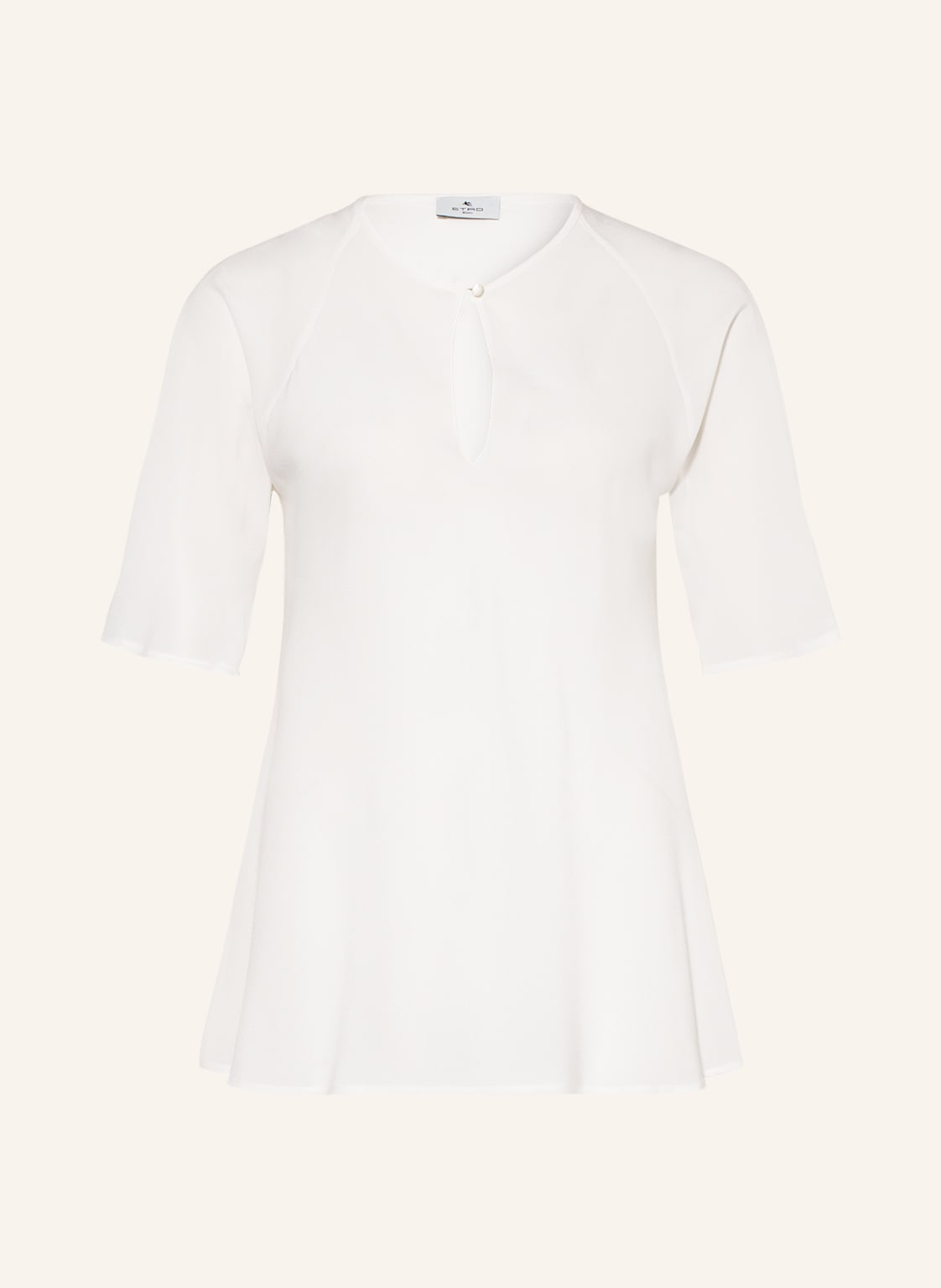 Image of Etro Blusenshirt Aus Seide beige