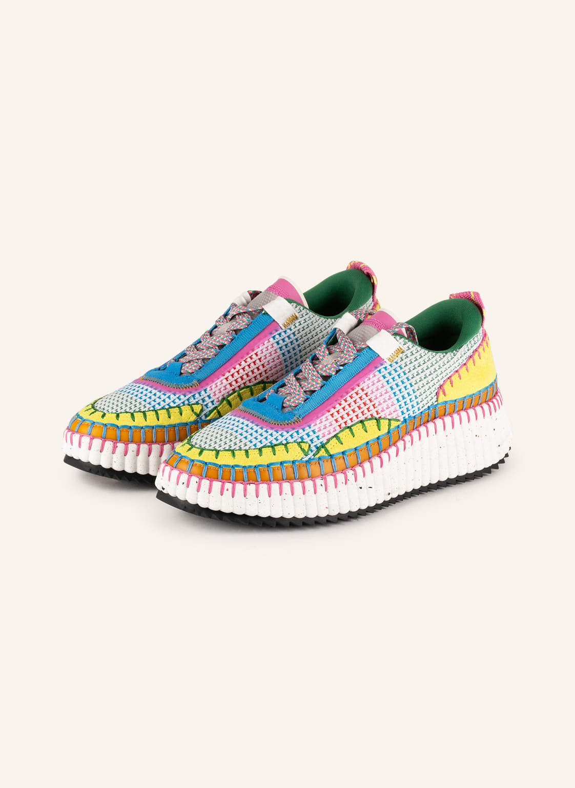 Image of Chloé Sneaker Nama gelb