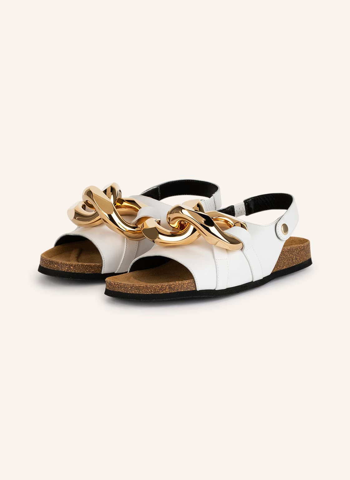 Image of Jw Anderson Sandalen Chain weiss